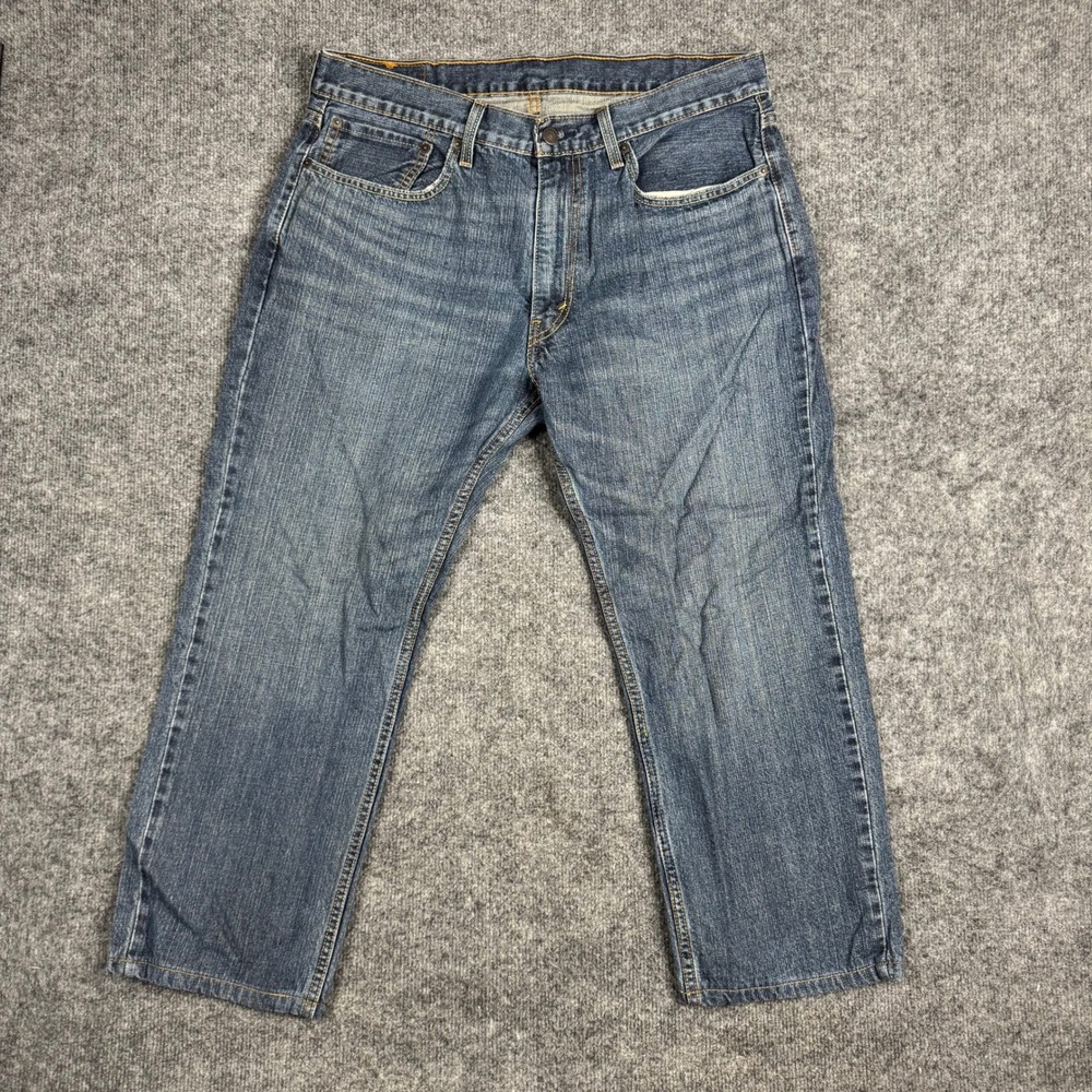Levi's Jeans Mens Size 36 Blue 559 Relaxed Straight Leg Denim Casual Pants